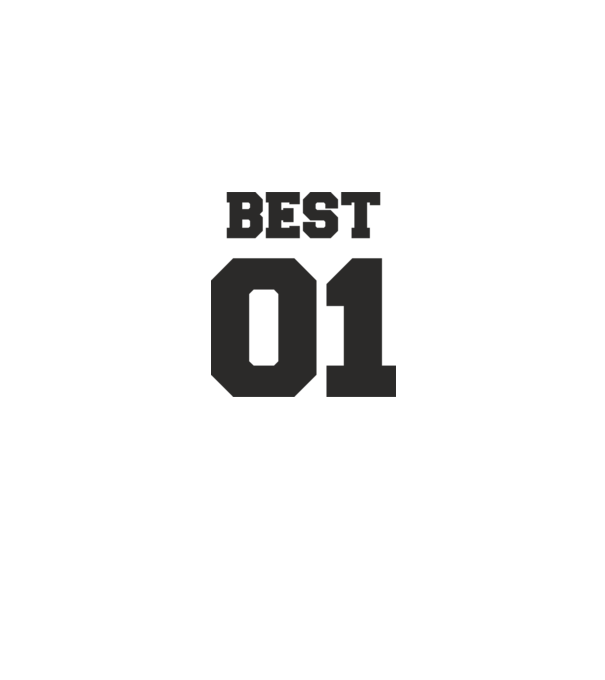 Best 01 model alb pe tricou