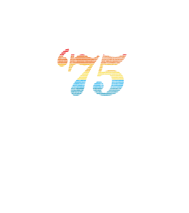 Retro Birthday 1975 model negru pe tricou