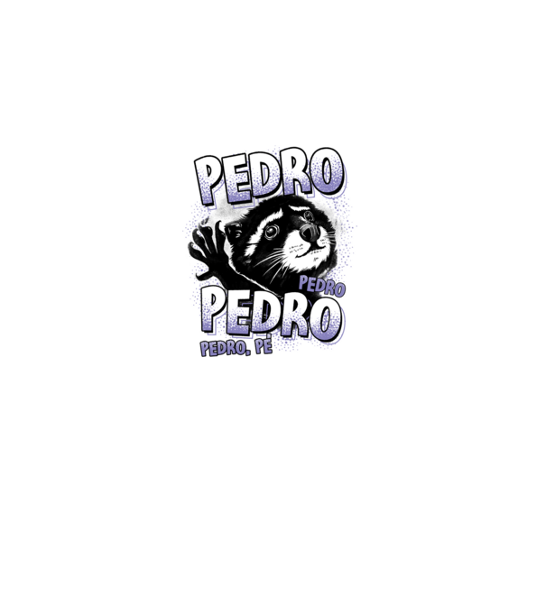 PEDRO PEDRO PEDRO model negru pe tricou