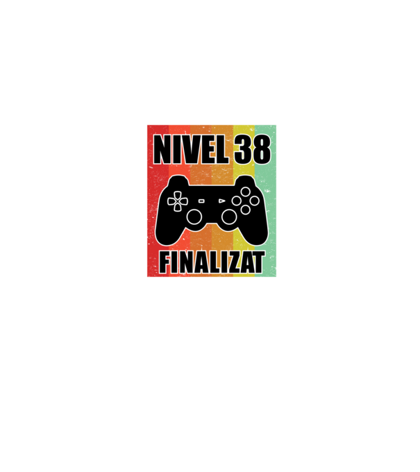 Nivel 38 finalizat model albastru jeanși pe tricou