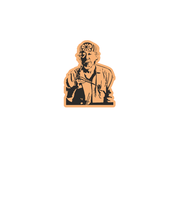 Mister miyagi cobra kai model alb pe tricou
