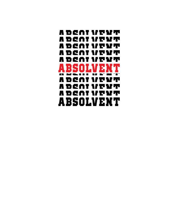 absolvent 2022 model alb pe tricou