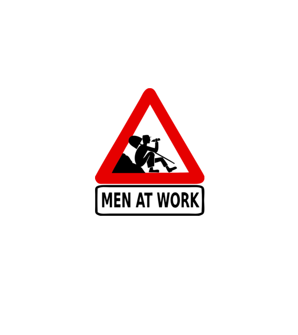 men at work model nisipiu pe tricou