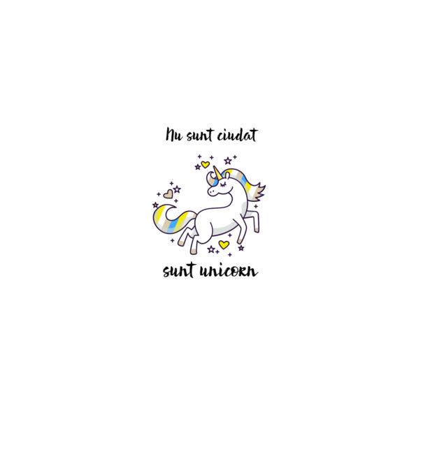 Nu sunt ciudat - sunt unicorn model turcoaz pe tricou