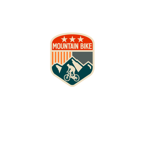 Mountain Bike model turcoaz pe tricou