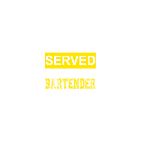You just got served by the coolest bartender model negru pe tricou