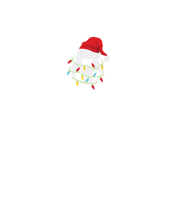 Football christmas model negru pe tricou