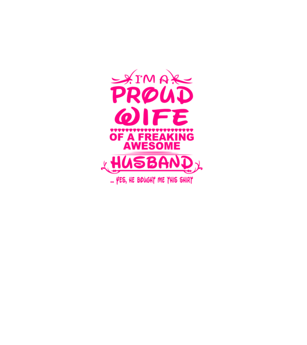 Proud wife model gri pe tricou