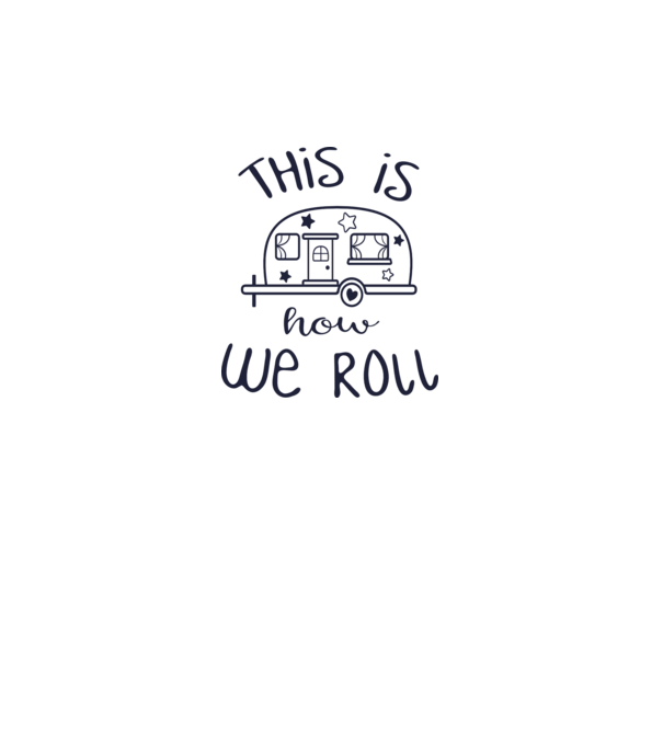 This is how we roll model gri pe tricou