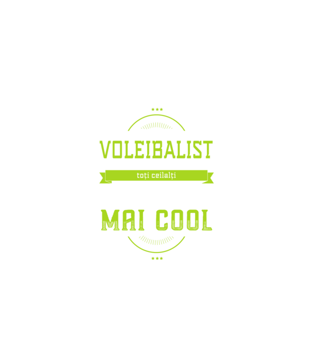 sunt voleibalist, la fel ca toți ceilalți, dar mult mai cool model negru pe tricou