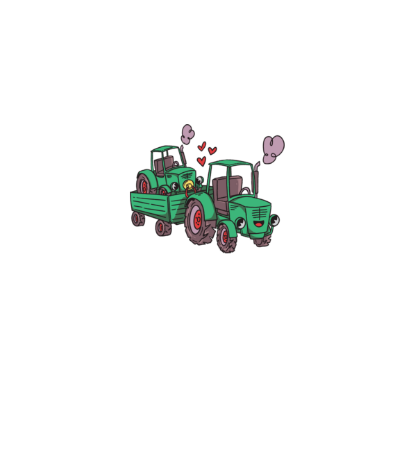 TRACTOR model negru pe tricou
