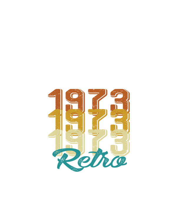 1973 retro model alb pe tricou