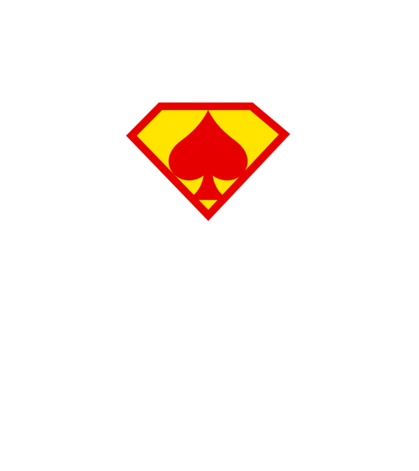 Supersportiv JUCĂTOR DE POKER model albastru jeanși pe tricou