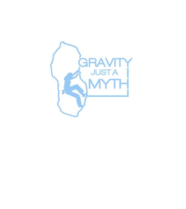 Gravity just a myth model turcoaz pe tricou