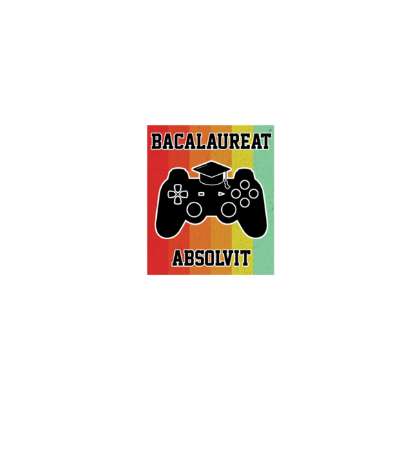 bacalaureat absolvit model albastru jeanși pe tricou