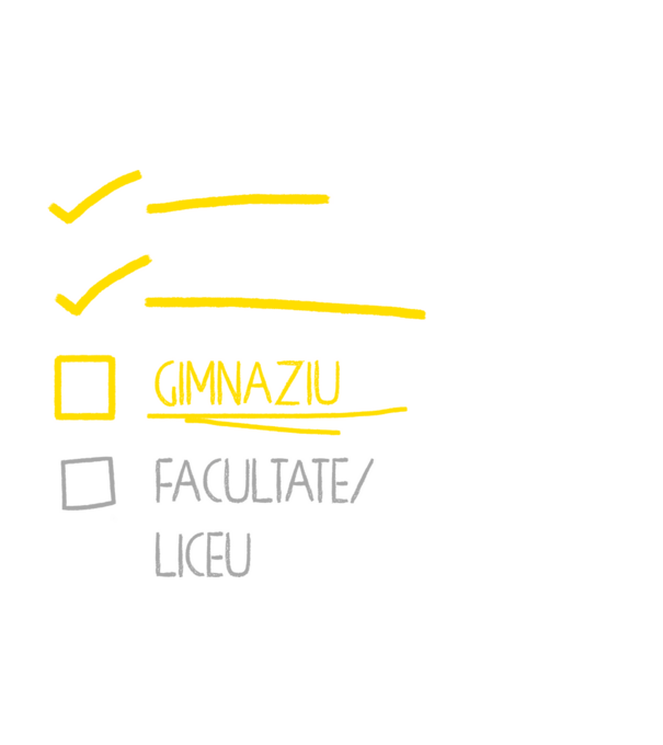 Cheklist educație - Școala primară negru model negru pe tricou