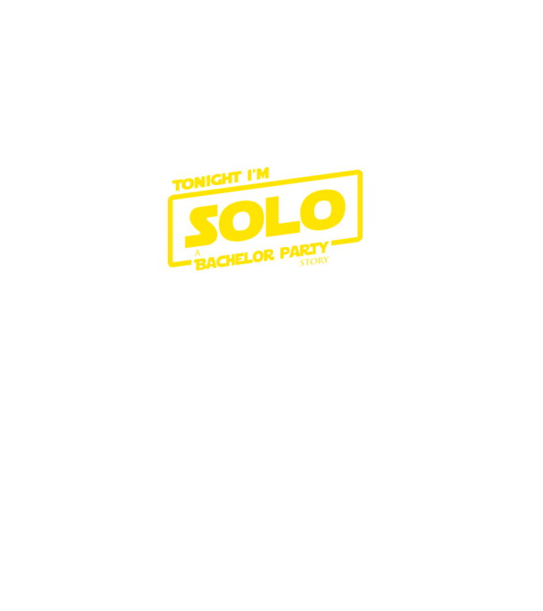 'Tonight I''m Solo' model negru pe tricou