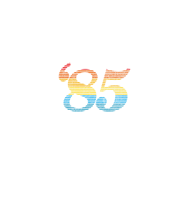 Retro Birthday 1985 model negru pe tricou