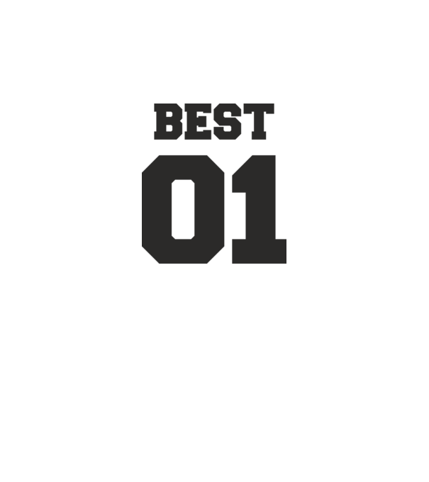 Best 01 model alb pe tricou