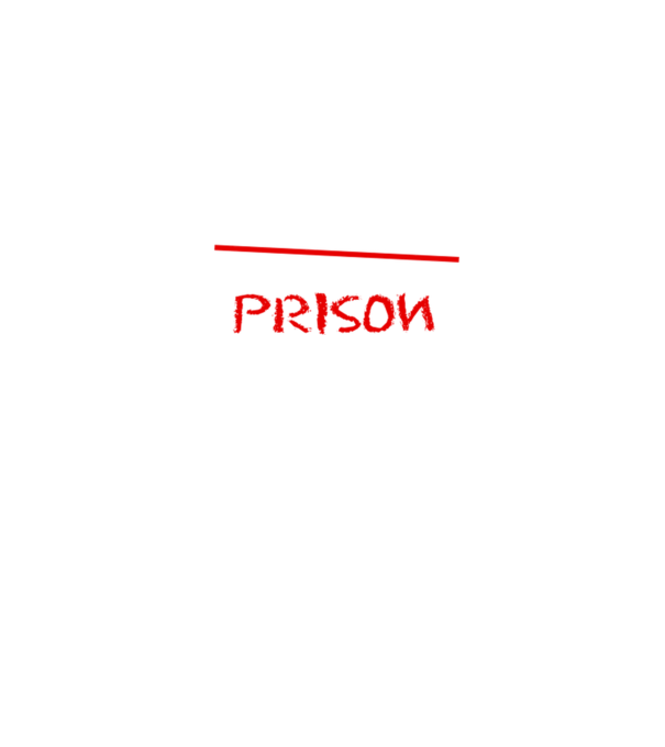 Back to prison - școală model verde neon pe tricou