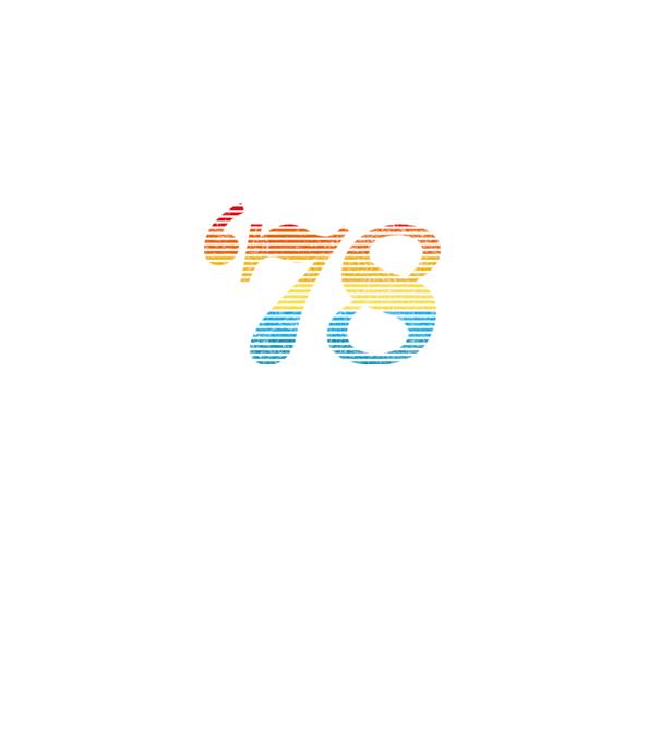 Retro Birthday 1978 model albastru închis pe tricou