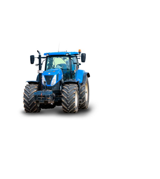 TRACTOR model albastru deschis pe tricou
