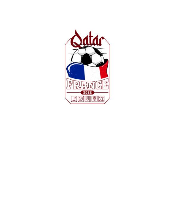 Qatar teams France model negru pe tricou