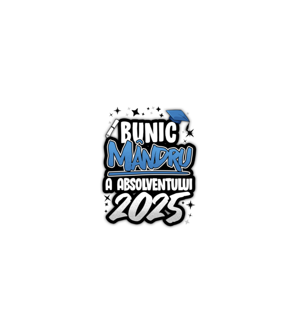 Bunic MÂNDRU a absolventului model nisipiu pe tricou