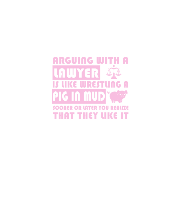 Arguing with a lawyer model negru pe tricou
