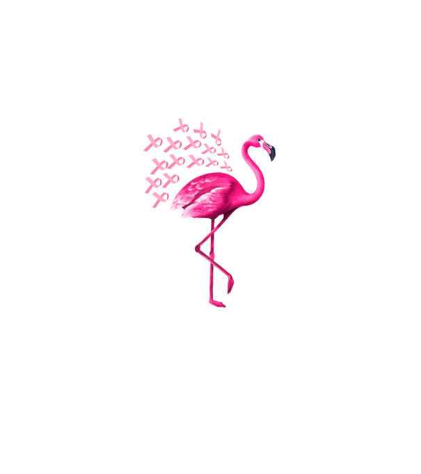 Flamingo pink model negru pe tricou