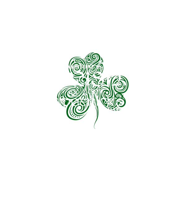 Everyone is irish shamrock model negru pe tricou