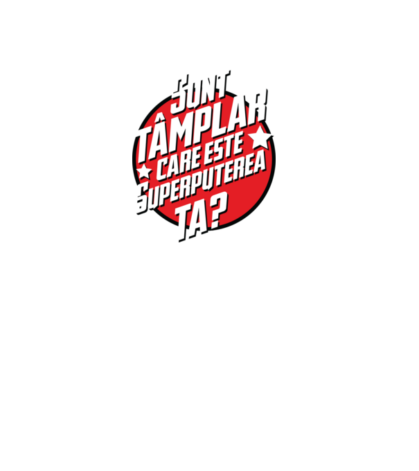 sunt tâmplar, care este superputerea ta? model negru pe tricou