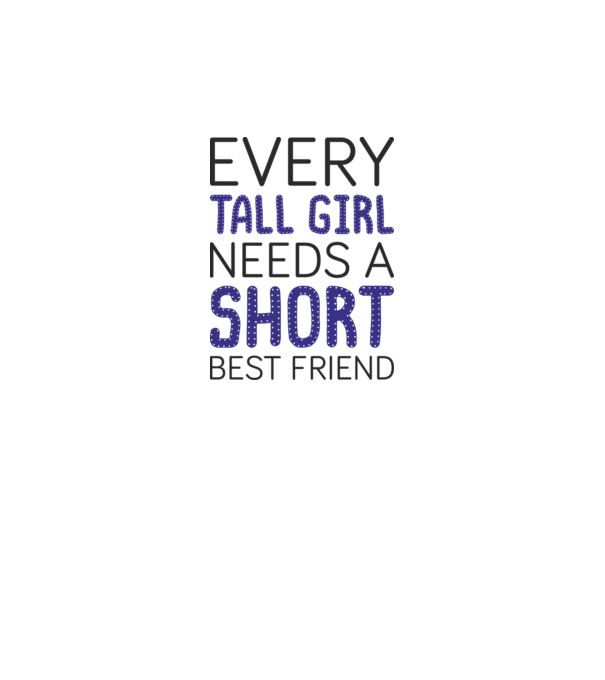 Short Freind model alb pe tricou