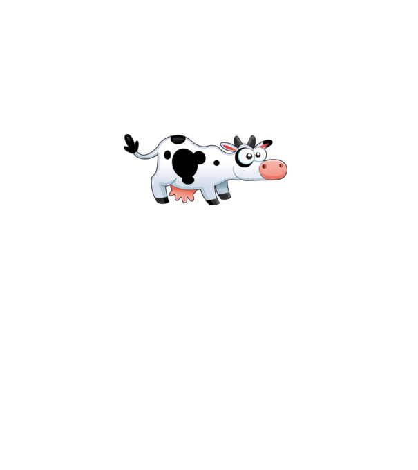 Cow model albastru regal pe tricou