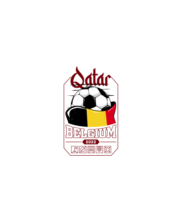 Qatar teams Belgium model negru pe tricou