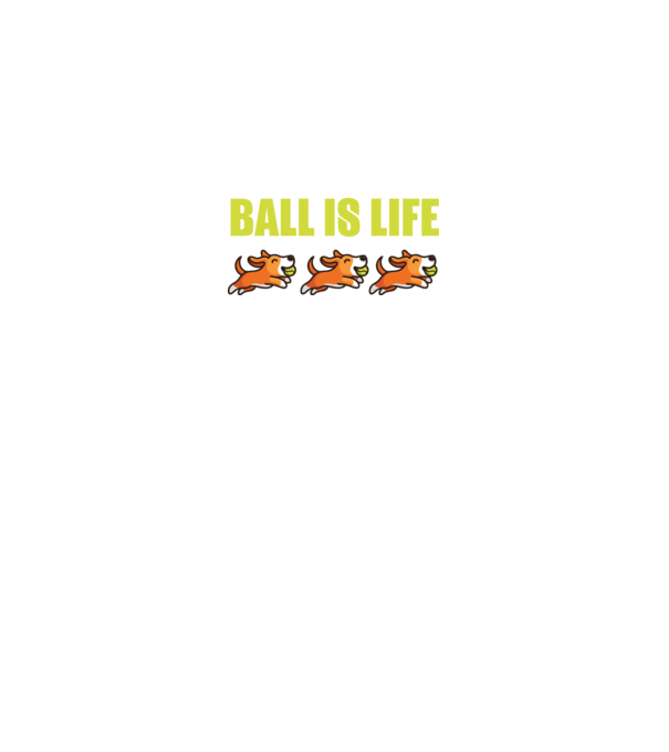 Ball is life model gri pe tricou