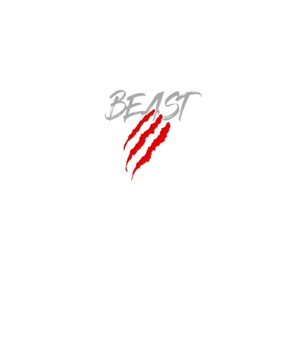 Beast model negru pe tricou