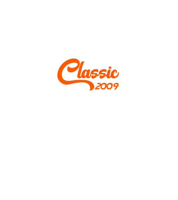 Classic 2009 model negru pe tricou