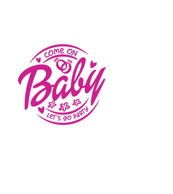 Bride Barbies Baby lets go party model negru pe tricou