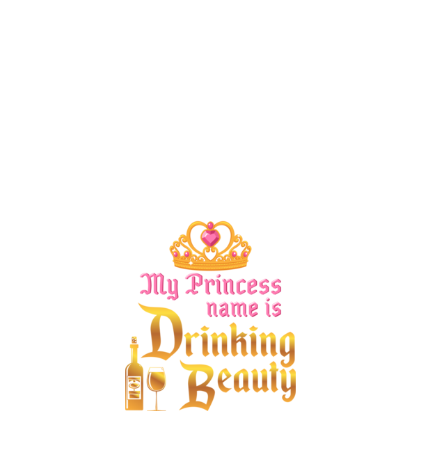 Drinking beauty model negru pe tricou