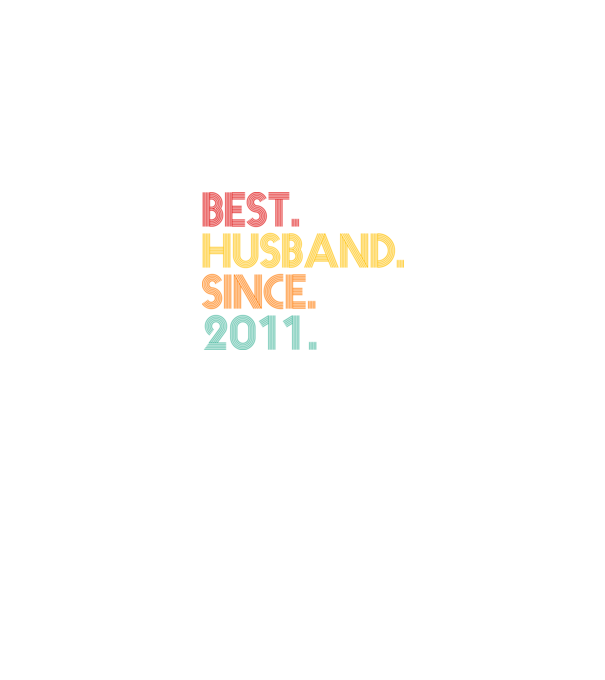 best husband since 2011 retro model negru pe tricou