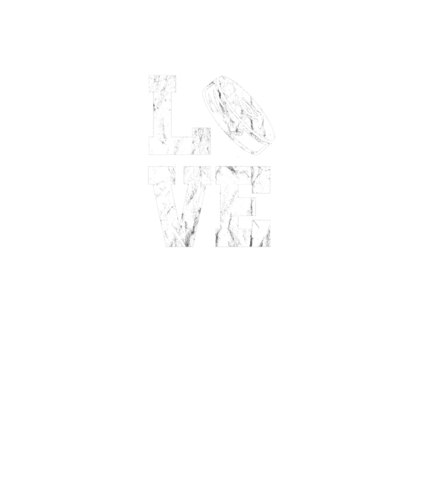 Love hockey model negru pe tricou