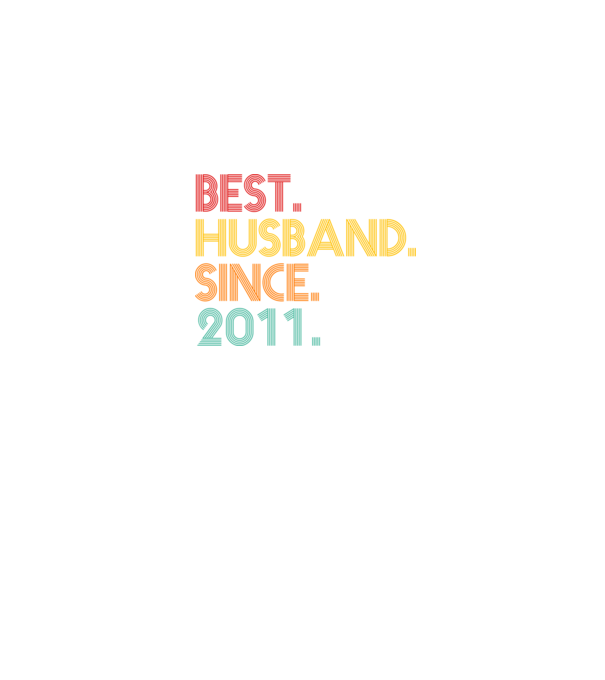 best husband since 2011 retro model negru pe tricou