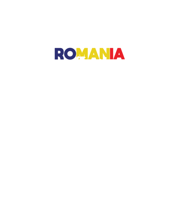 Romania forever model negru pe tricou