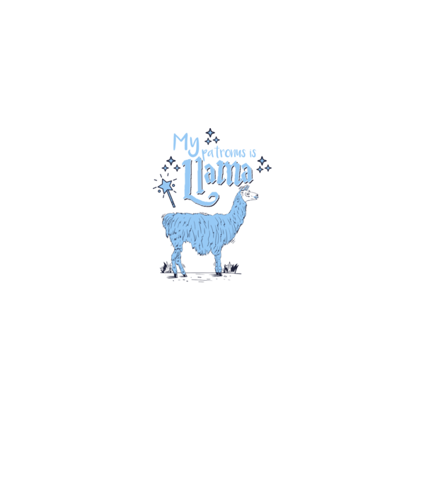 My patronus is Llama model negru pe tricou