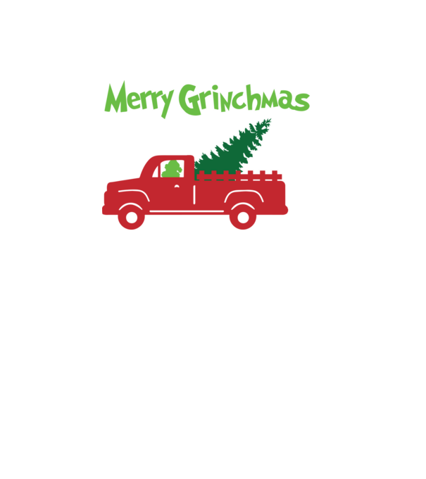 Grinchmas truck model negru pe tricou