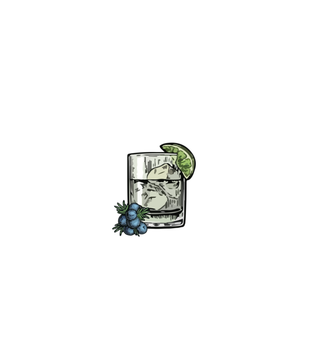 Let the fun be gin model negru pe tricou
