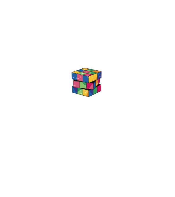 Rubik cube what part model gri pe tricou