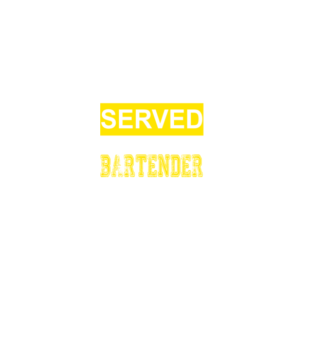 You just got served by the coolest bartender model negru pe tricou