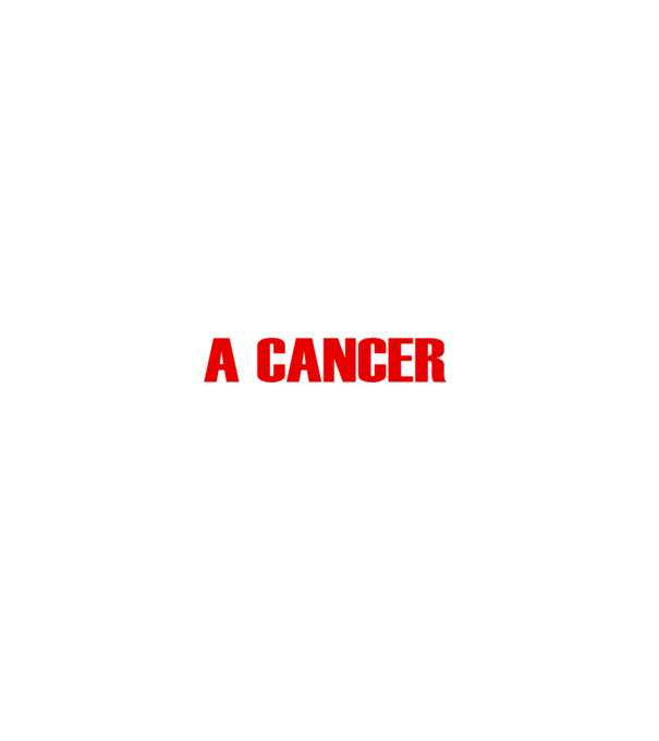 Piss of a CANCER model negru pe tricou